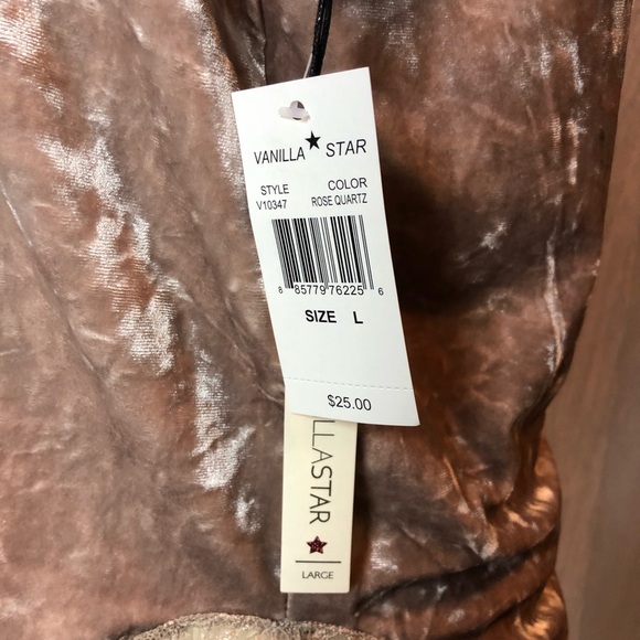 Vanilla Star Womens Rose quartz Spaghetti strap - Picture 4 of 6